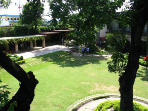 the fort courtyard